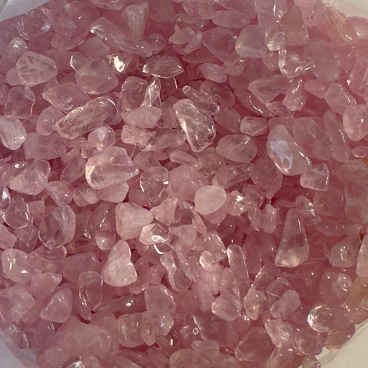 Rosenkvarts chips 1Kg.