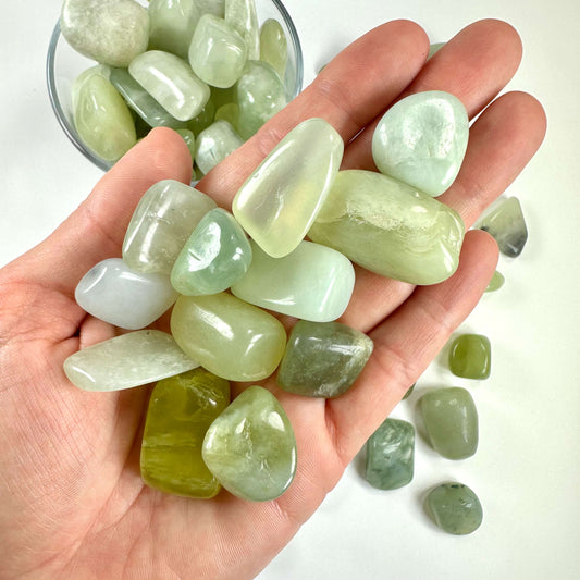 Jade grøn lommesten