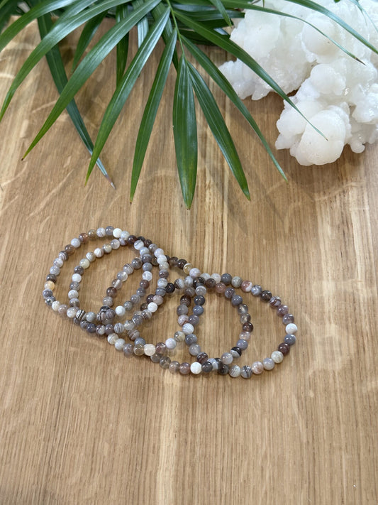 Armbånd agat botswana 6mm - 5stk.