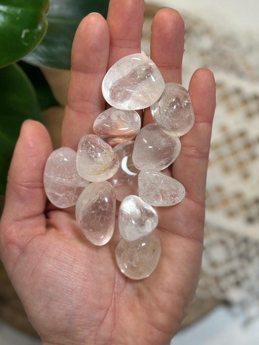 Bjergkrystal lommesten 2-3cm 500Gram