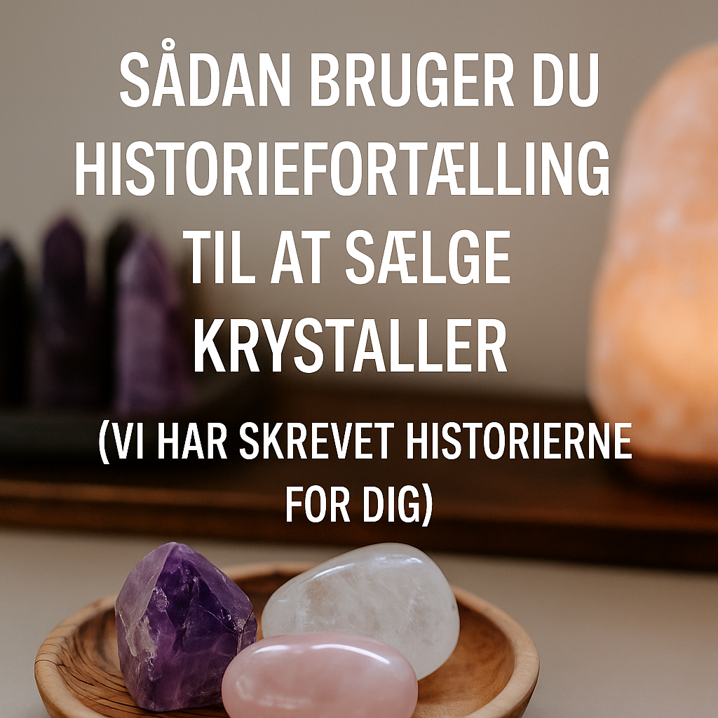 Sådan bruger du historiefortælling til at sælge krystaller (Vi har skrevet historierne for dig)
