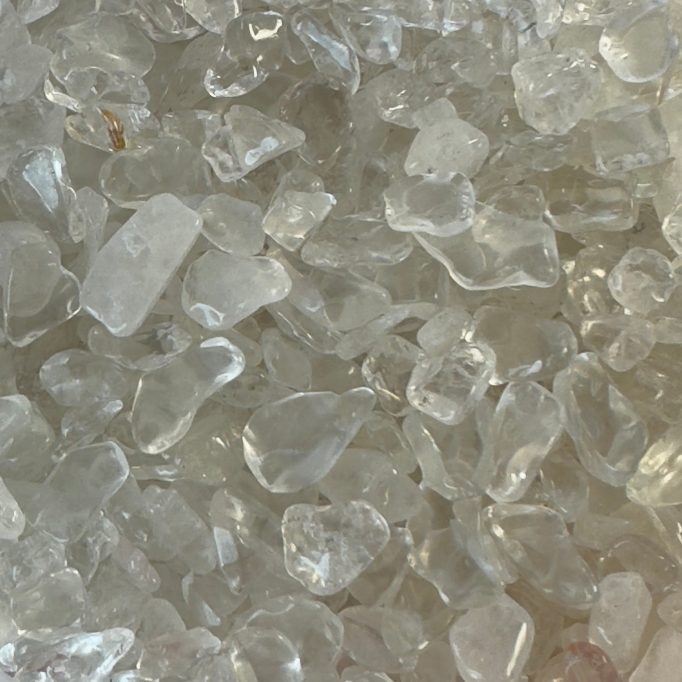 Bjergkrystal chips 1Kg.