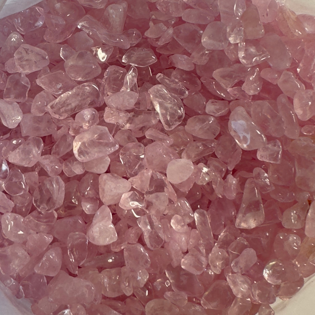 Rosenkvarts chips 1Kg.