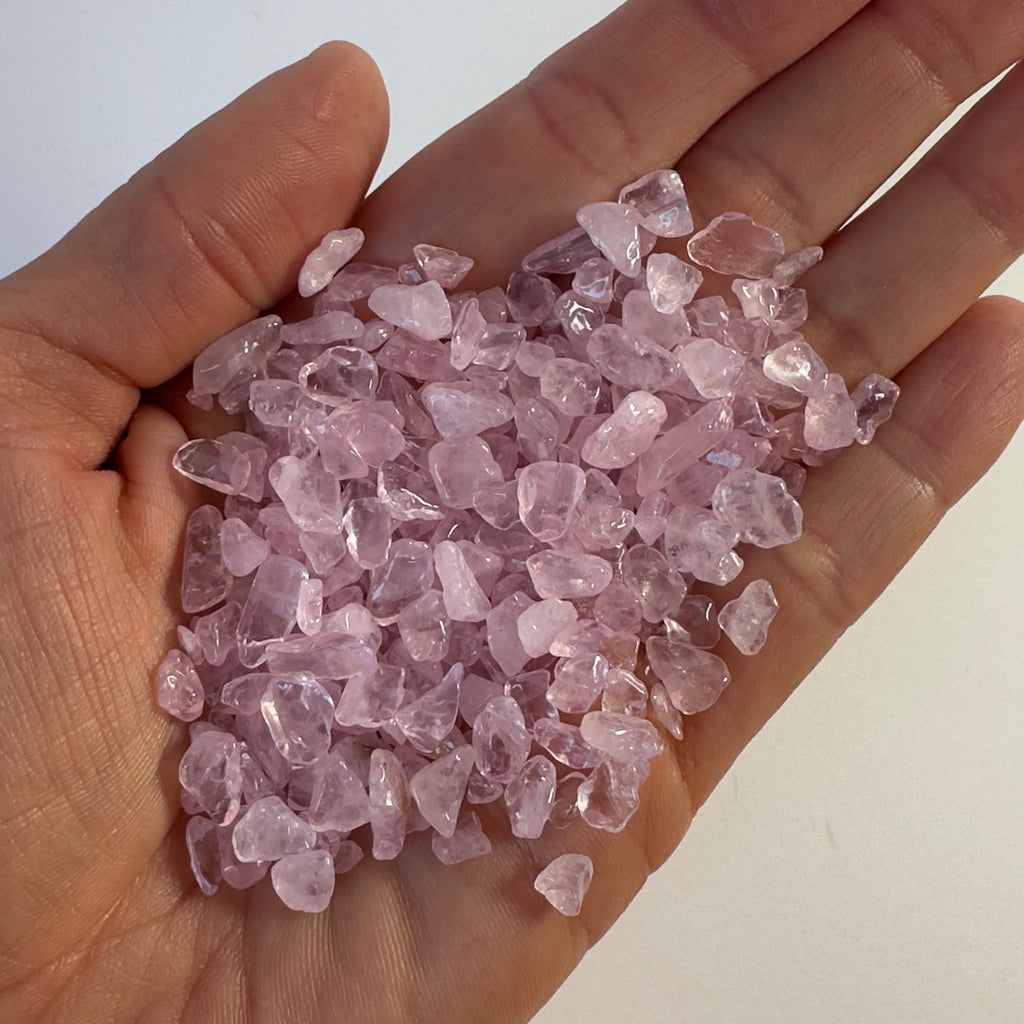 Rosenkvarts chips 1Kg.