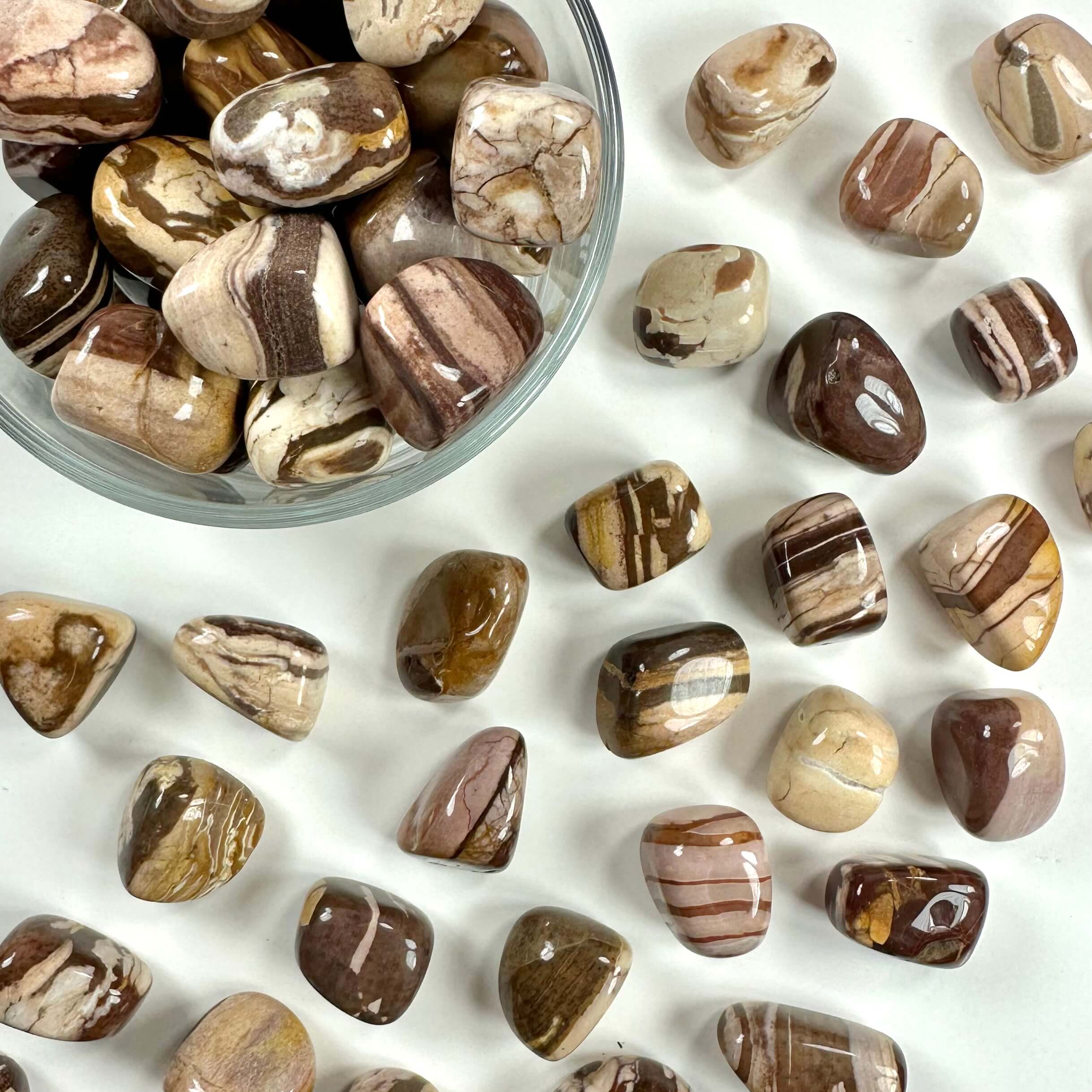 Jaspis cappucino lommesten