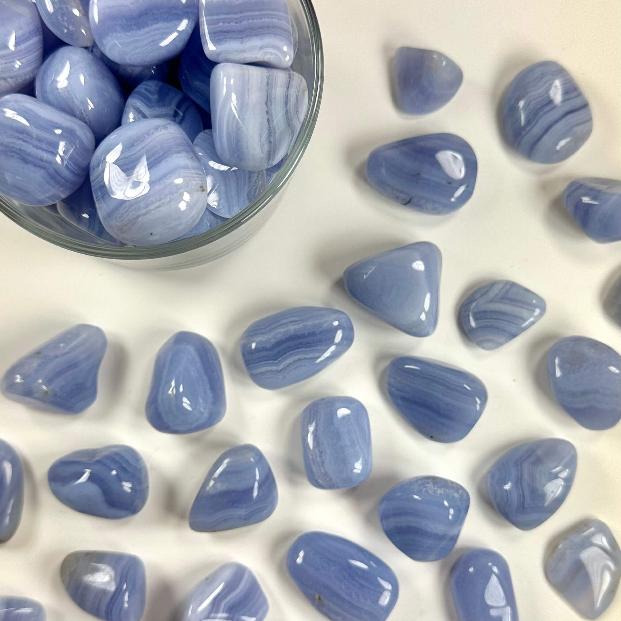 Agat blonde lommesten