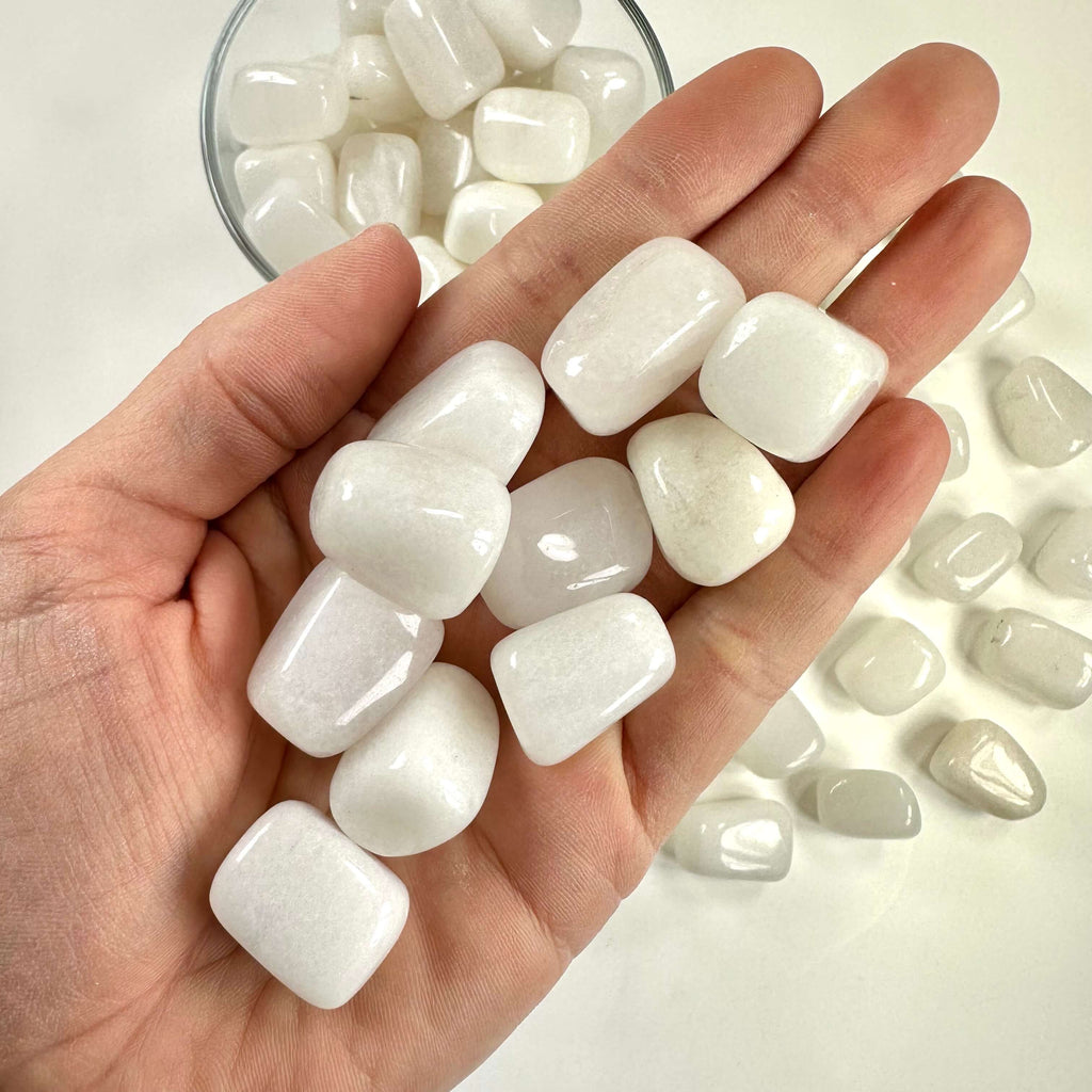 Jade mælk lommesten