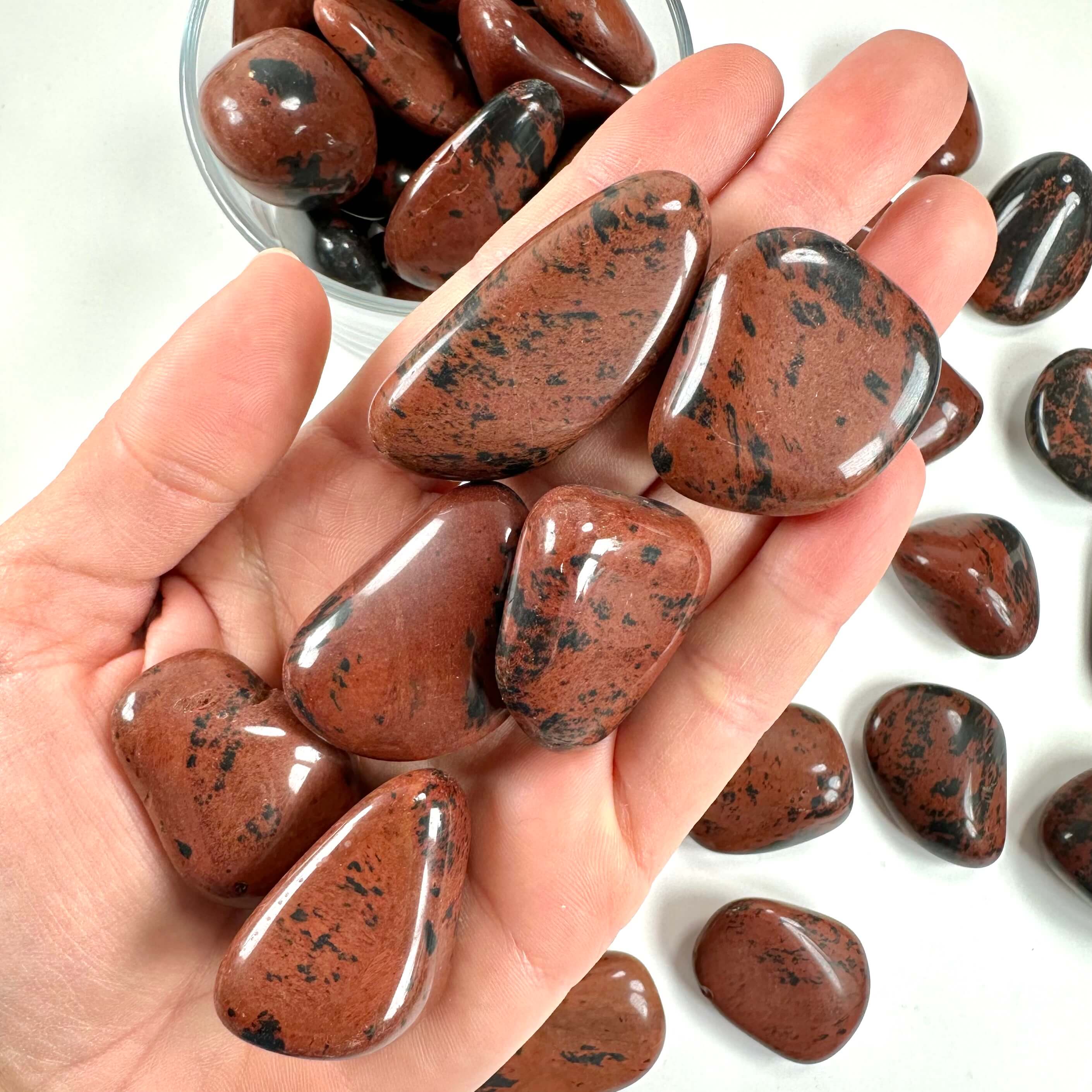 Obsidian mahogni lommesten