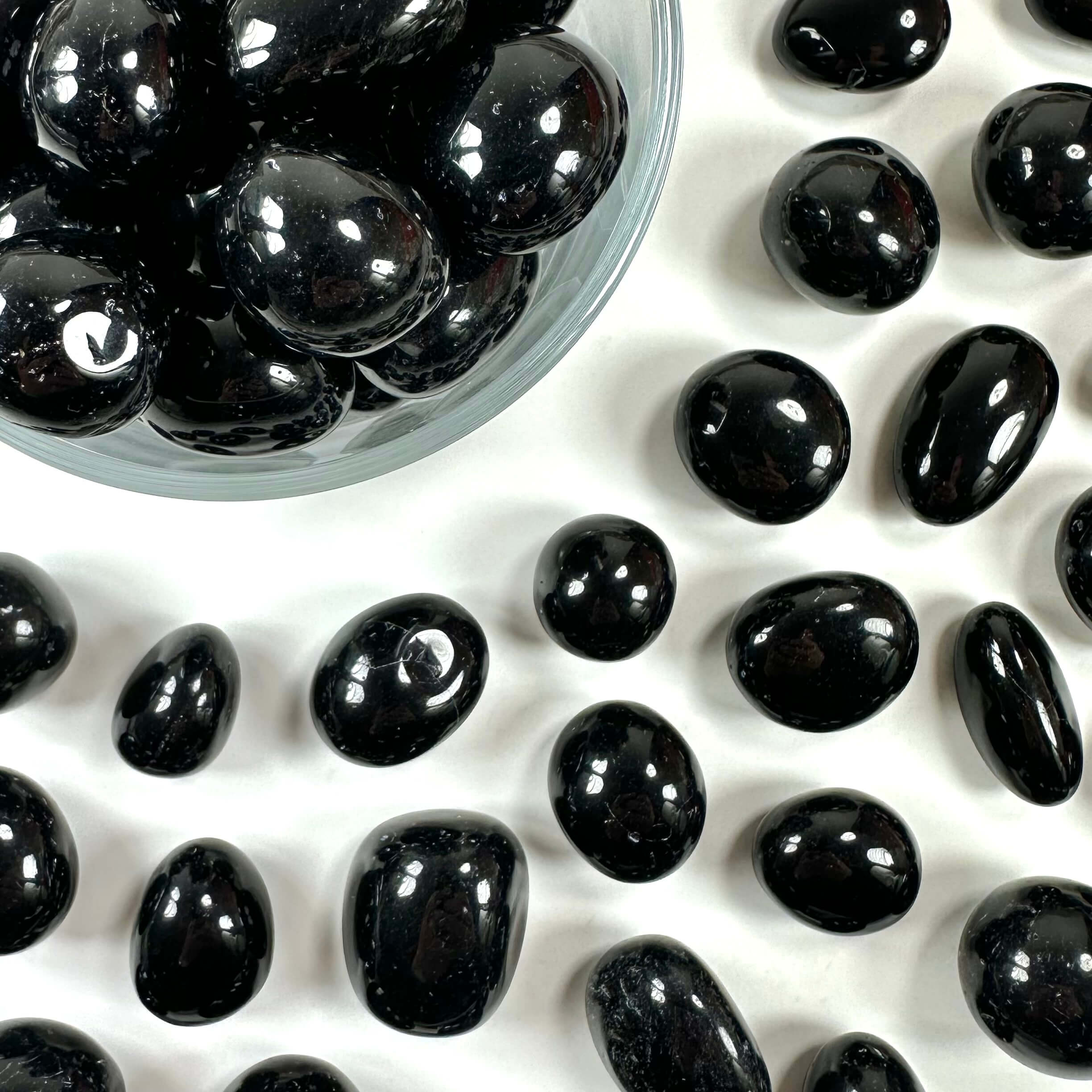 Sort Obsidian lommesten