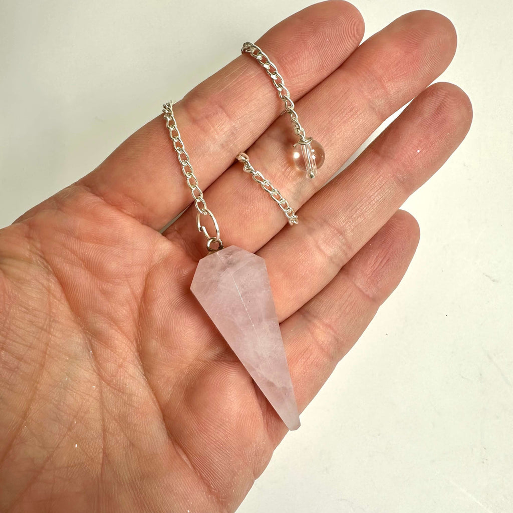 Rosenkvarts pendul 25stk.