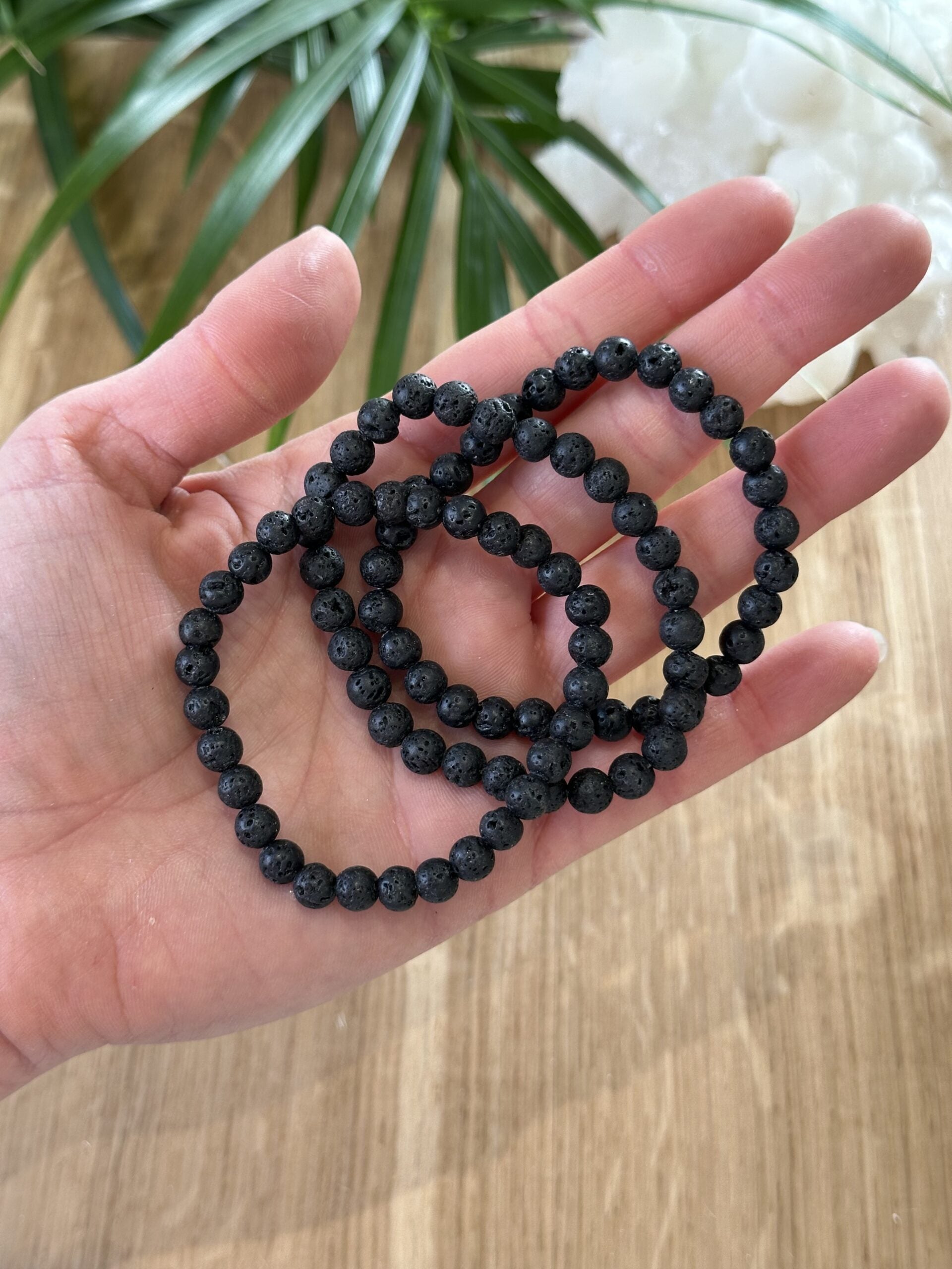 Armbånd lava 6mm - 5stk.